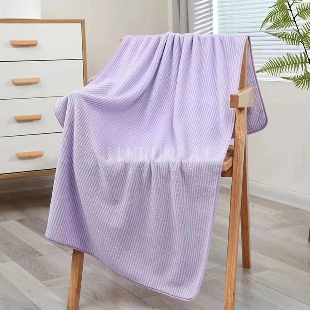 Large Bath Towel Adult Home Shower Enlarged and Thickened Coral Fleece Children's Towel Strong Absorbent for Home Use
