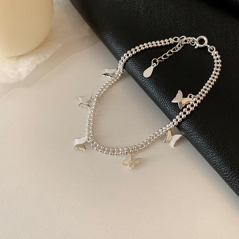 

Двойной браслет Love Butterfly женский нежный сладкий милый модный темперамент элегантная личность универсальный браслет ювелирные изделия