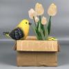 Bird Figurine Tabletop Ornament Bird Figurine Decor Decorative Animal Decoration Resin Collectible Funny Ornament for Kids Adult