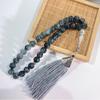 10mm Glass Muslim Prayer Beads Bracelet - Middle East 33 Bead Arabic Worship Accessory