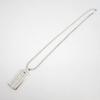 [Used] TIFFANY/Tiffany 925 Atlas Bar Pendant/Necklace/j87-3
