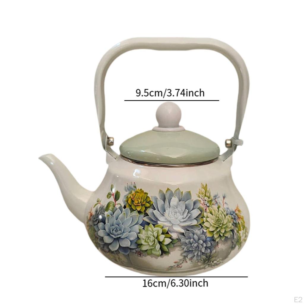 Emaljekjele for komfyrtopp Vintage gave med håndtak Vann Kaffekanne Restaurant Selskap