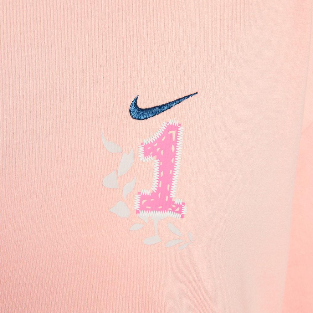 Nike Sports Casual Crew Neck Pullover Long Sleeve T-Shirt Women tops IR0096-800