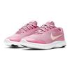 Nike Flex Experience RN 7 Cushioning Abrasion Resistant Breathable Low Top Running Shoes Pink White Unisex (Unisex) Kids' Running Shoes