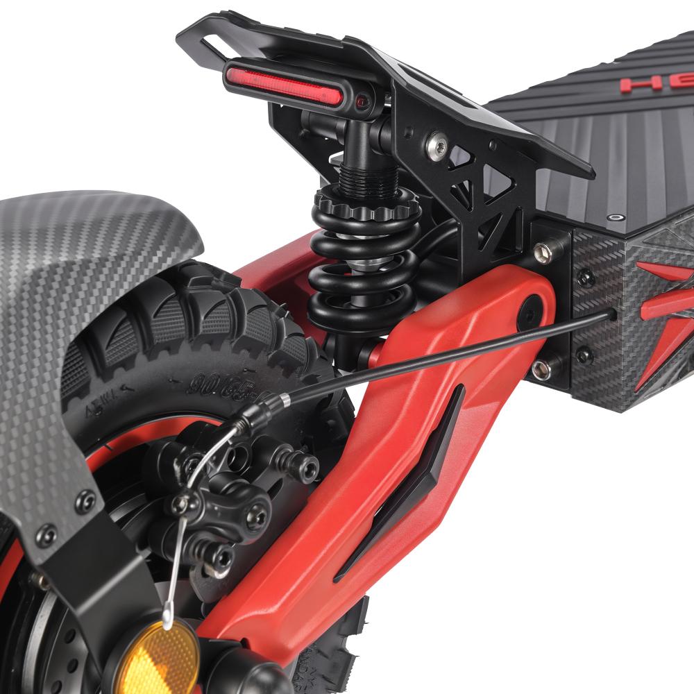 TWOFISH V4Max Offroad Elektro-Scooter 55 km/h Höchstgeschwindigkeit 75KM Maximale Reichweite 800W Motor 52V23AH Batterie 11 Zoll Reifen E-Scooter
