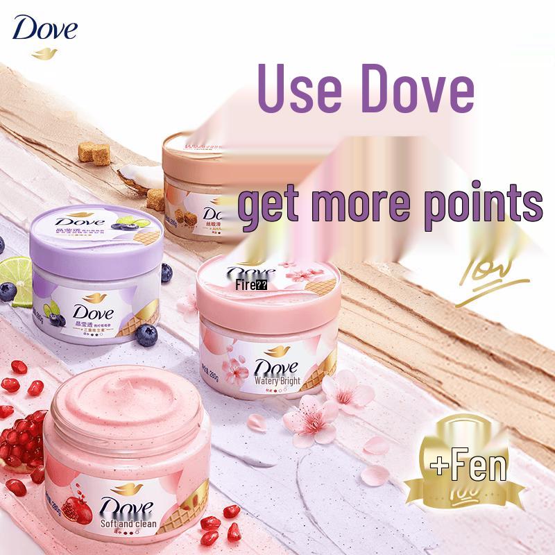 Dove Pomegranate Milk Ice Cream Texture Body Scrub