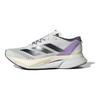 adidas Adizero Boston 12 Bianco Ombra Viola Scarpe da Ginnastica Donna Bianco Nuvola Nero Nucleo ID6900