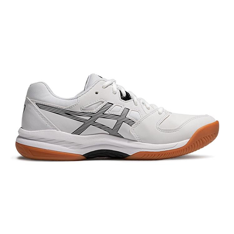 Asics Gel-Renma Synthetic Leather Comfortable Versatile Support Low-Top Badminton Shoes Unisex Shoes White 1073A086-100