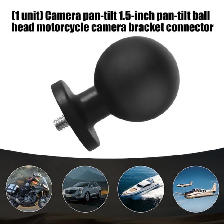 Motorcycle Camera Stabilizer Ballhead Mount 1.5Inch Ball Head 1/4 Screw For Action Cameras Easy Setups