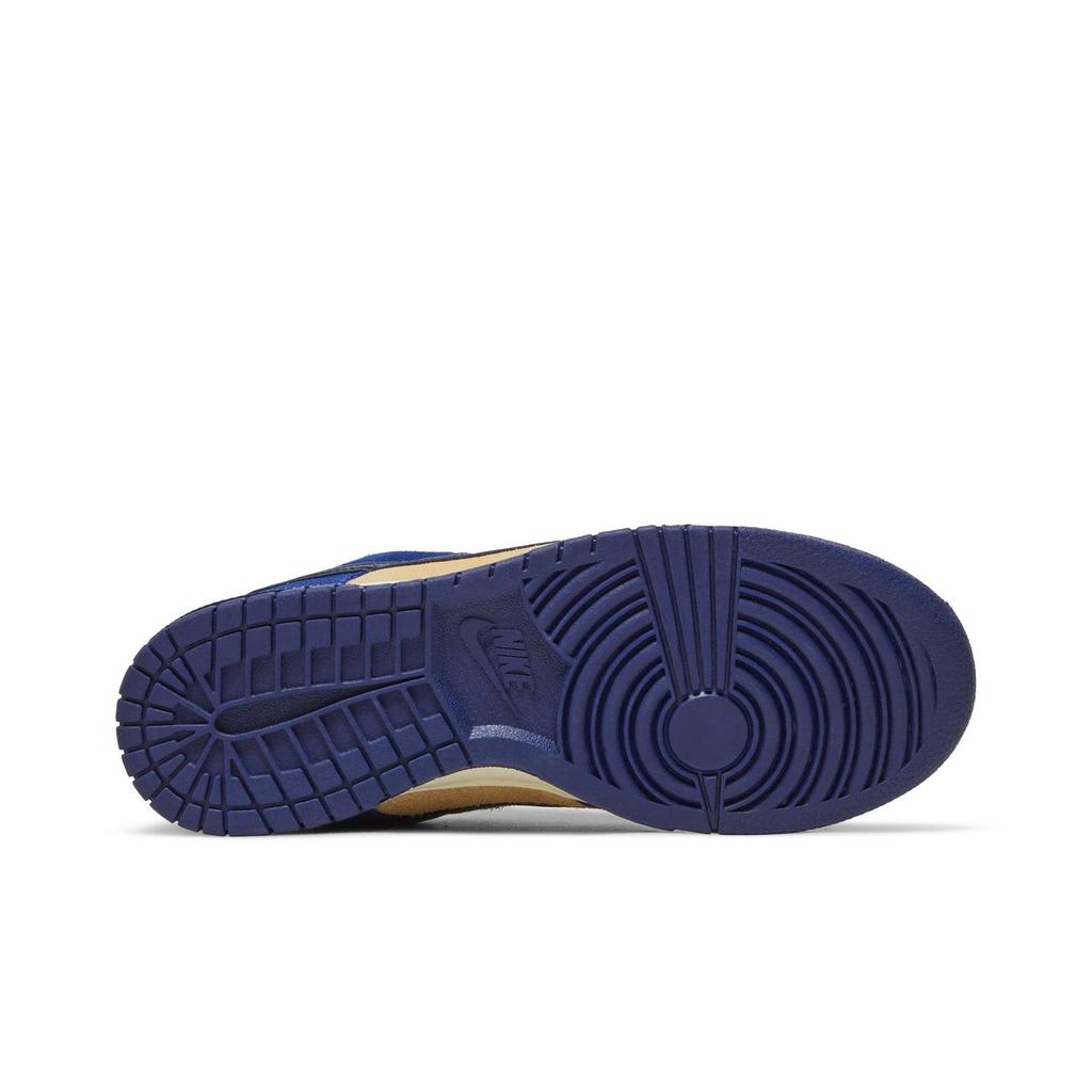 Nike Womens Dunk Low LX 'Blue Suede' (women's sizes) Deep Royal Blue / Dark Obsidian Skateboard Shoes DV7411 400