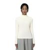 Anta Champion Travel Series Solid Color Half High Neck Soft Breathable Versatile Long Sleeve Knit Top Women Tops 162540404-1