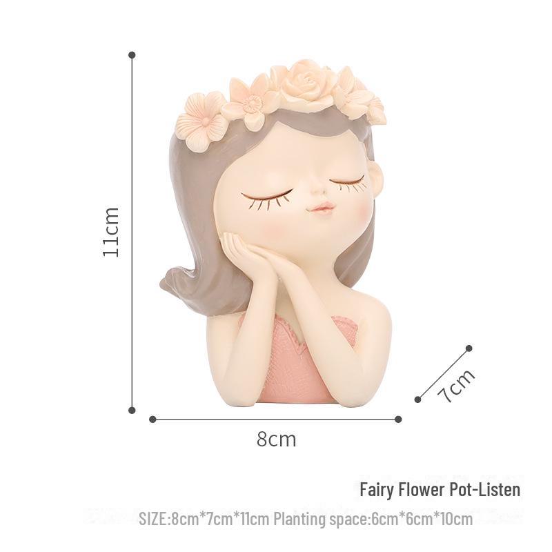 

Мини-горшок для цветов Creative Fairy Resin для балкона и рабочего стола