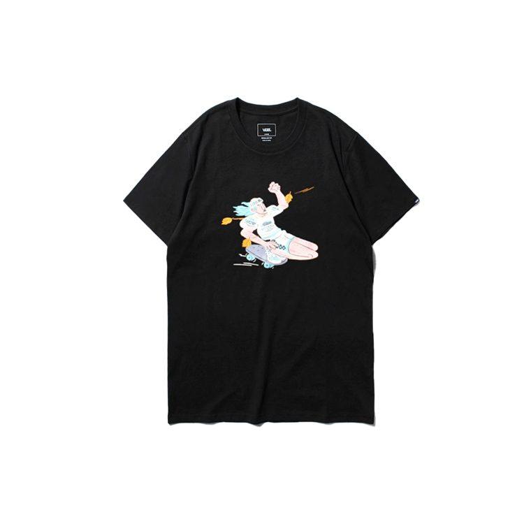 Vans Asia Artist Collaboration Edition T Shirt Men's Black VN0A4P5JBLK