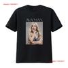 Popolare cantante Ava Max Per i Fan Maglietta Classica L130 vintage Lavata uomo streetwear Comoda