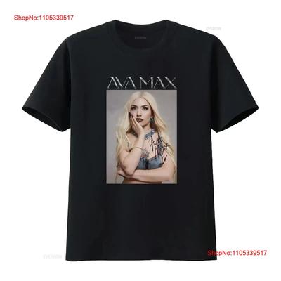 New Popular Ava Max Singer For Fans Classic T Shirt L130 Vintage Stylish Breathable Homme Streetwear Comfortable Graphic