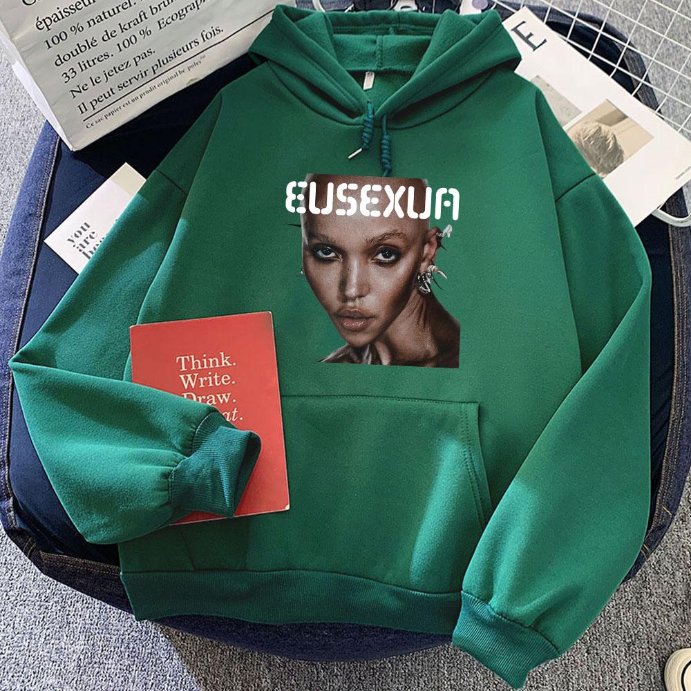 

Толстовки FKA Twigs EUSEXUA для женщин/мужчин, зимняя теплая флисовая модная толстовка с капюшоном с рисунком XXXL
