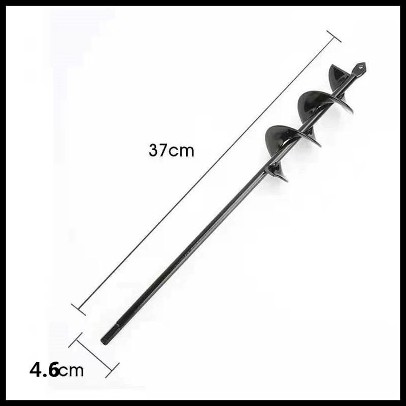 1 ks Sada spirálových zemních vrtáků Zahradní výsadba Květiny Rostlinné potřeby Kypření půdy Kopání děr Kovový vrták Zahradní elektrické nářadí