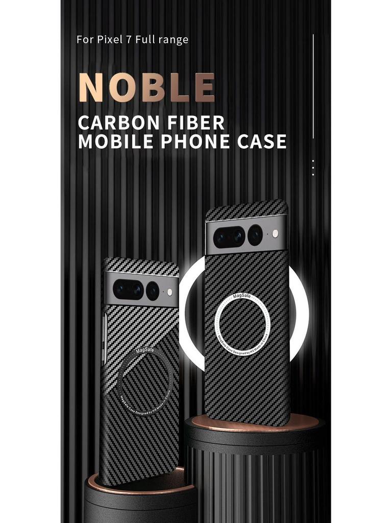Google Pixel 7 Pro Magnetic Case: Wireless Charging & Carbon Fiber Protection for Pixel 7A