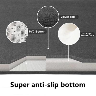 Large Size Bathroom Floor Mat Non-slip Absorbent Bathroom Rug Long Strip Bathtub Floor Mat Home Decor 19.7x47.2in Mat