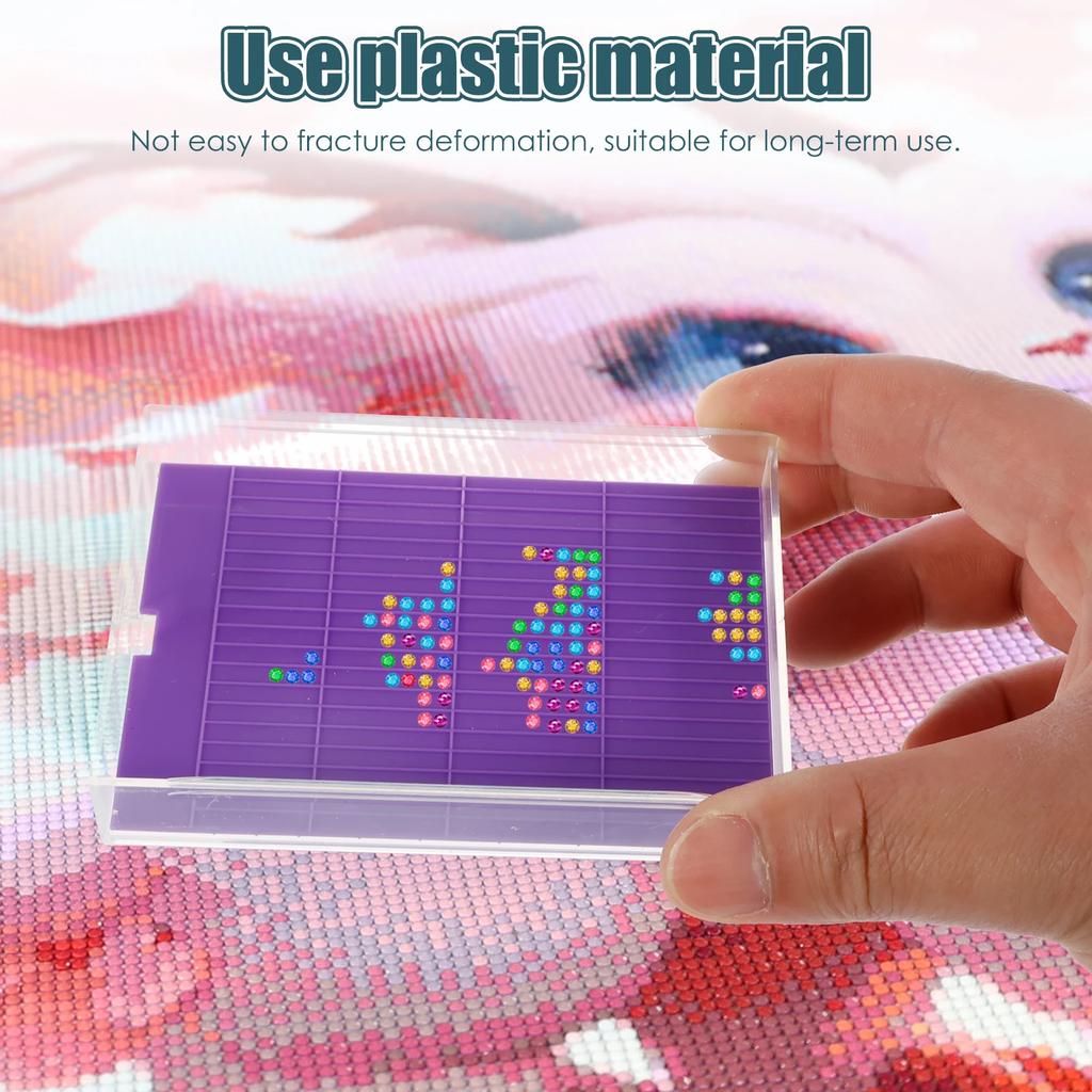 Diamond Art Painting Tools Accessories Portable Art Painting Trays Tools Sturdy ABS Diamond Art Painting Tools Diamond Art Set