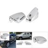 2pcs Electroplate Side Rearview Mirror Half Cover Trim Fits for Equinox Terrain 10 14