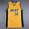Mens Basketball Jersey Heat Team Yellow Edition Stitched Performance Sportswear Training Game Use