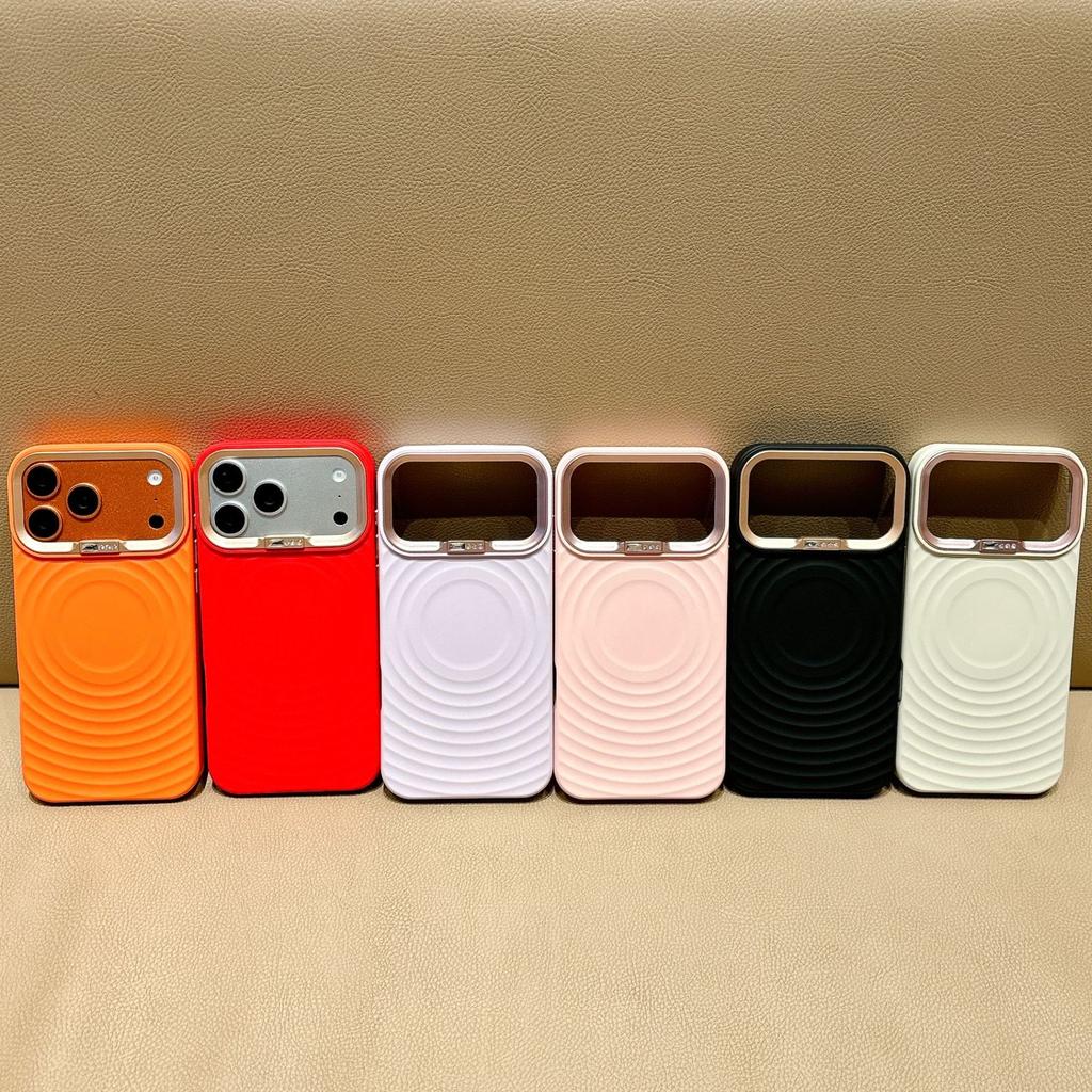 Orange Light Drill Shadow Is Suitable for iPhone11ProMax Mobile Phone Case Ripple Magnetic Suction Apple 11 Silicone Anti-drop Protective Case