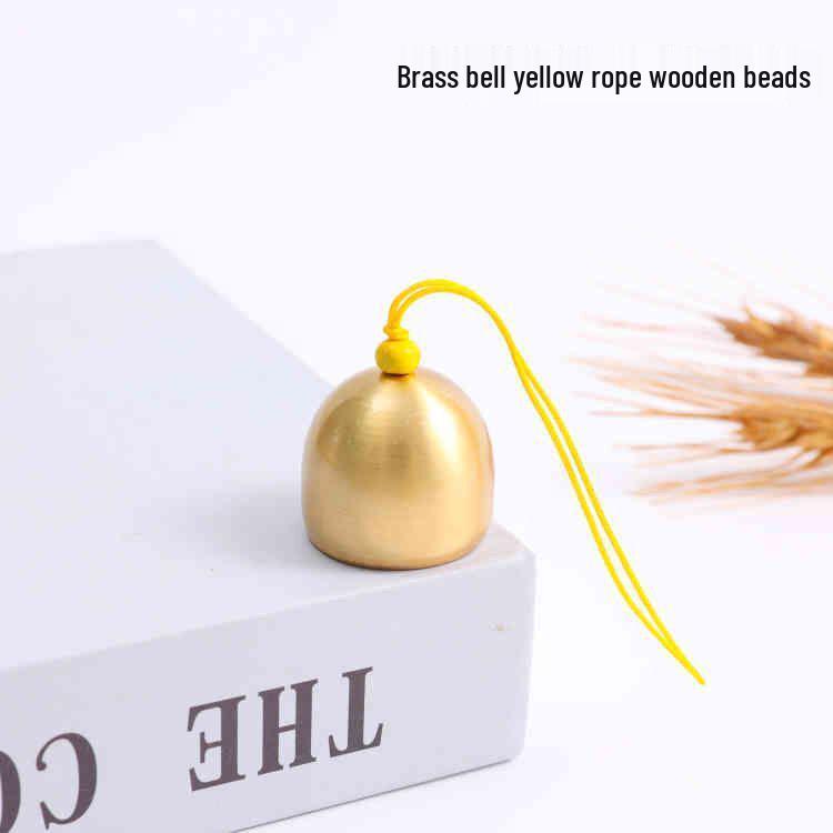 Brass and Copper Wind Chime DIY Accessories with Clapper - Small Metal Christmas Bells