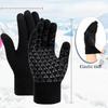 Winter Strickhandschuhe Thermisch Winddicht Plüsch Warm Touchscreen Rutschfest Fahrrad Motorrad Outdoor Sport Handschuhe