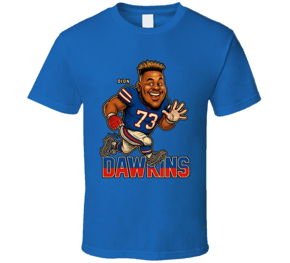 

Dion Dawkins Football Caricature Fan T Shirt Mens Womens Tees Top 3XL
