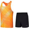 Comfortable Sleeveless Simple Tank Top Breathable Quick-Dry Shorts Fitness Set Men Activewear 952525201-2