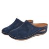 Women's Casual Wedge Mules Comfortable Open Back Slip-On Wedges Shoes for Women Sandals with Arch Support Comfortable Sandals