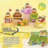 Crayon Shin-Chan Delicious Food Toys Construction Blocks  Cute Assembling Toys Ornaments Children'S Educational Gifts