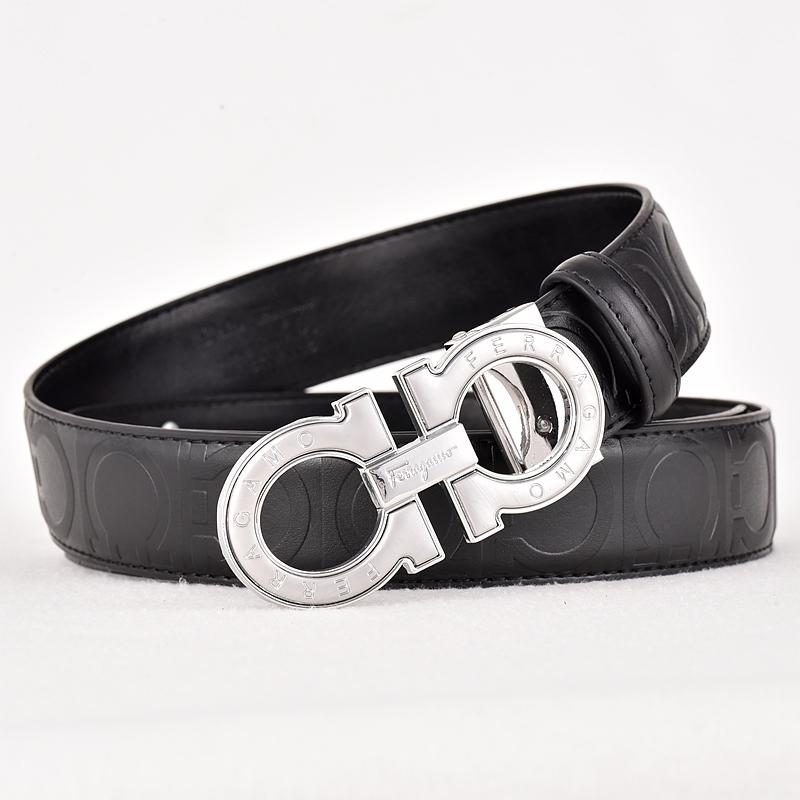 

Salvatore Ferragamo Men s Belt Luxury Brand Designer Automatic Buckle Belt Suit Jeans Formal Brand 125cm