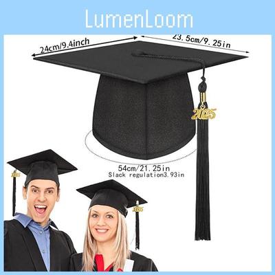 Graduation Cap Academic With Large Brim For College And Graduations University