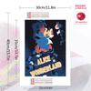 Alice Wonderland Tale.6 100% Round Full Drill 5D DIY Diamond Painting Embroidery Cross Stitch Rhinestone Décor