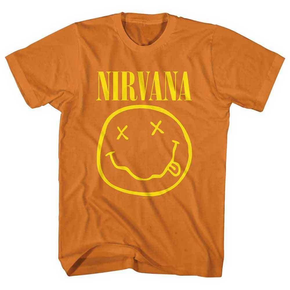 Nirvana Kids T-Shirt: Yellow Happy Face (11-12 Years) M