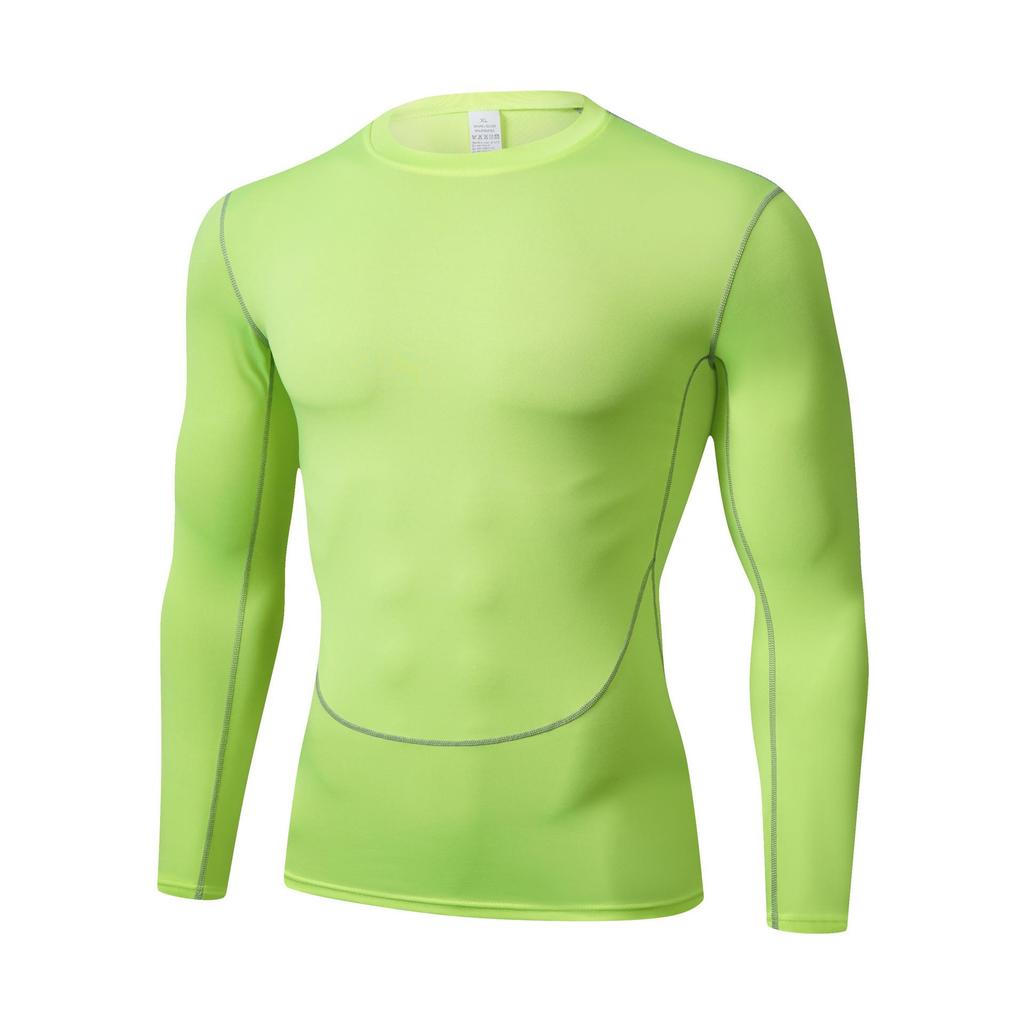 Erkek Uzun Kollu Kompresyon Spor Taban Katmanı - Hızlı Kuruyan ve Nefes Alabilen