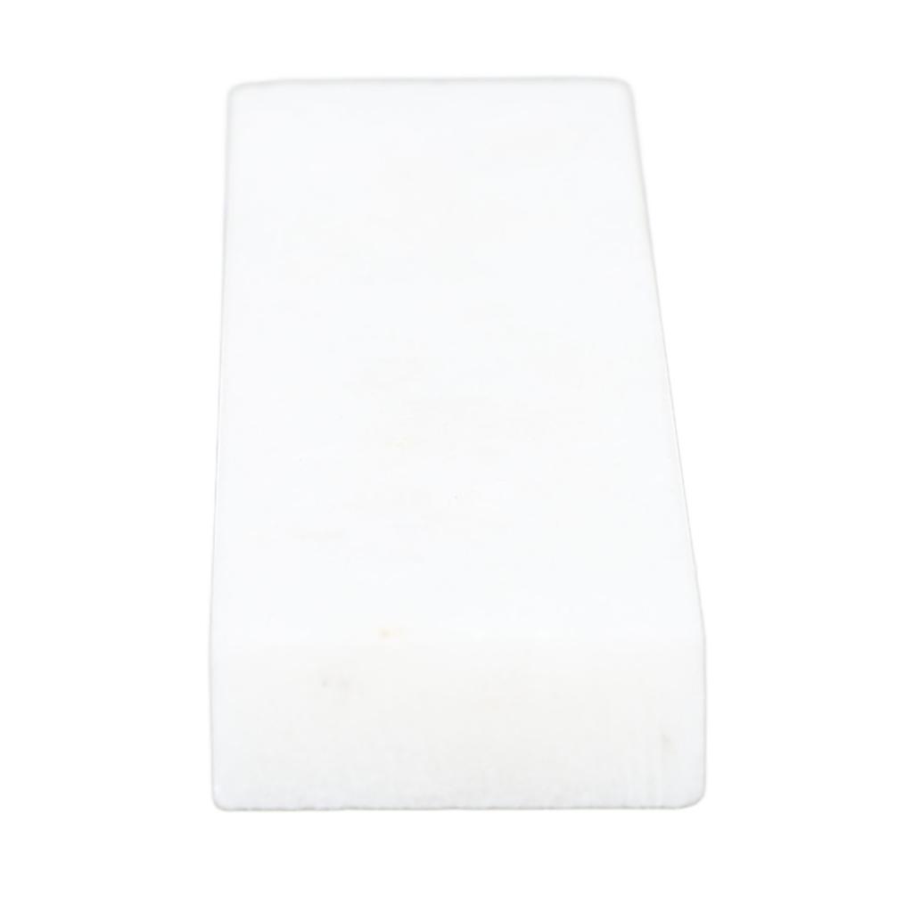 Sharpening Stone Grit 8000 White Jadestone Double Sided Knife Sharpener for Restoring Blade Sharpness 10x2.5x1cm