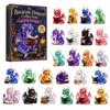 2026 Christmas Countdown Calenda, 24 Christmas "Dragon Reading a Book" Tree Ornament,Holiday Gift for Christmas