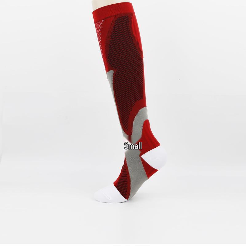 Nylon Sport Compression Socks - Unisex Breathable, Lightweight Calf Support for Cycling