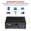 Amplificador de potência HIFI 2.0 canais digital bluetooth amplificador de áudio 12V 240V suporte bluetooth USB SD rádio com controle remoto UE