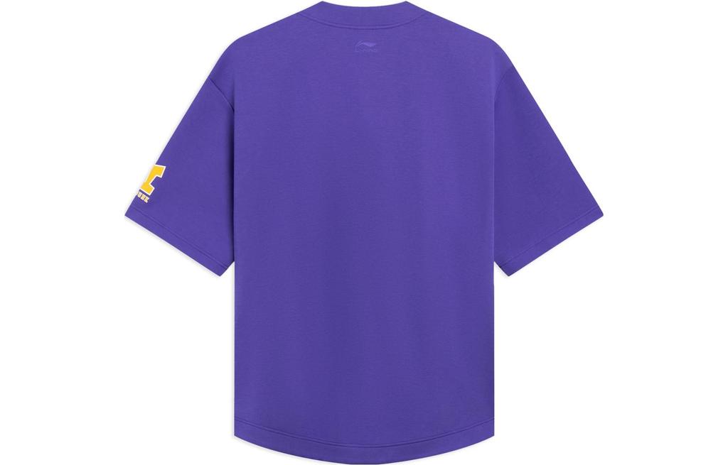 Li Ning Sports Lifestyle Collection Sports Fashion Collection Letter Print Sweatshirt Unisex Free Purple AWDT547-3