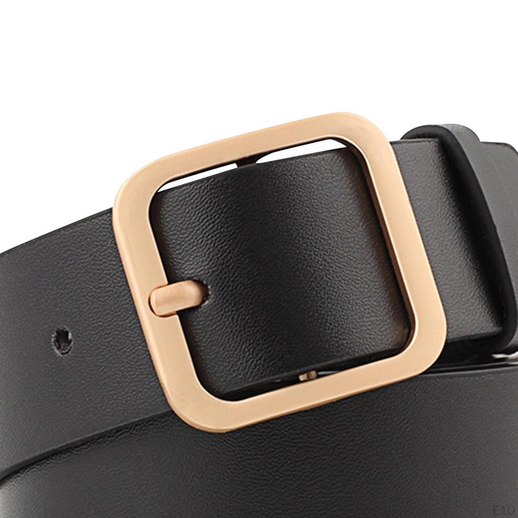 Chic Faux Leather Belt for Women - Stylish Waistband Skirts and Denim