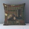 Short Plush Material Pillowcaseeuropean Style Vintage Steampunk Patterns Printed Cozy Couch Cushion Cover Home Decorative Pillow