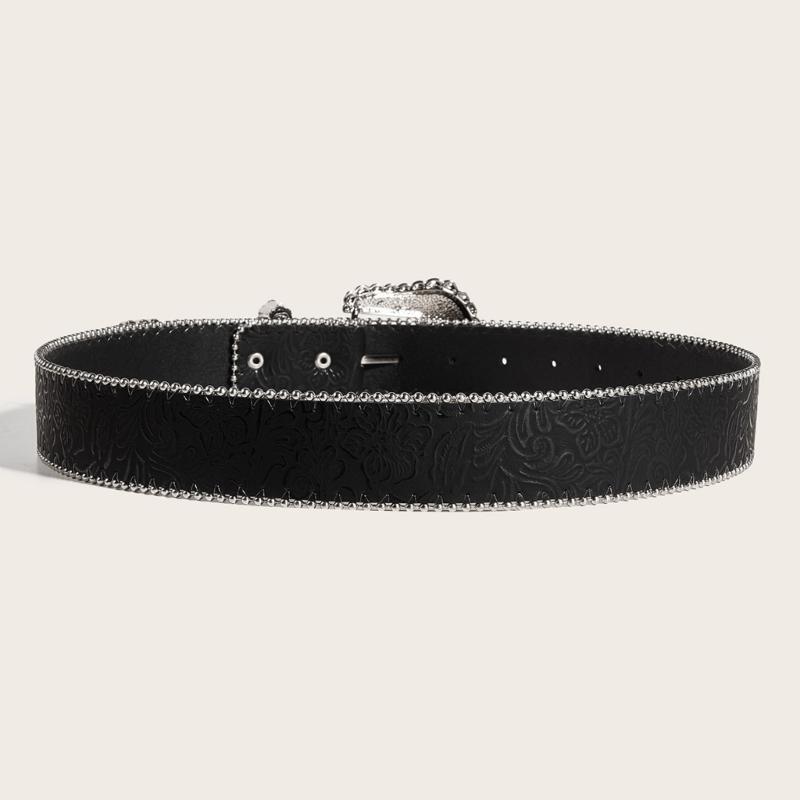 Girls Punk Waist Belt for Banquet Idol Costume Jewelry Waist Body Jewelry for Party/Club for Jeans Pants Belt