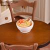 4Pcs/set 1/12 Dollhouse Miniature Chinese Dishes Food Models Dollhouse Kitchen Decoration DIY Dolls House Dining Room Ornaments