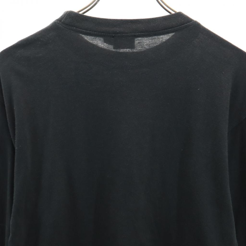 Armani Collezioni Koszulka z długim rękawem S Czarna seria Ron T Męska Używana