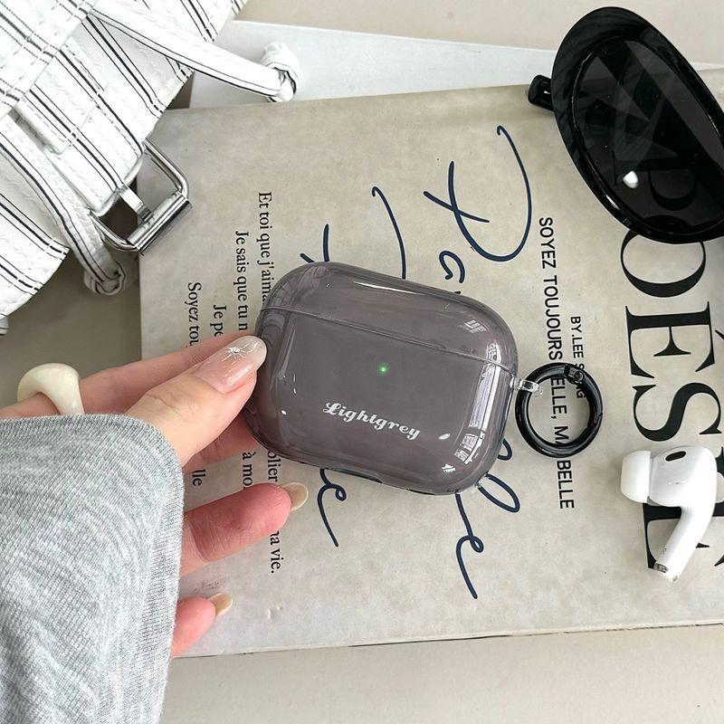 

Airpodspro2 Protective Case Pro2 Earphone Case Second and Third Generation Noise Reduction Version Third Generation Fourth Generation Korean Cute Fun Apple Airpods Pro [Gray vignetting] send ring