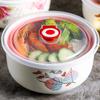 Ziyaoya Elegant Rose Ceramic Food Storage Bowl Set